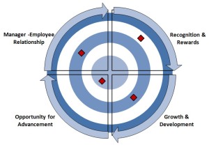 Wheel of Employee Engagement - combined with plots